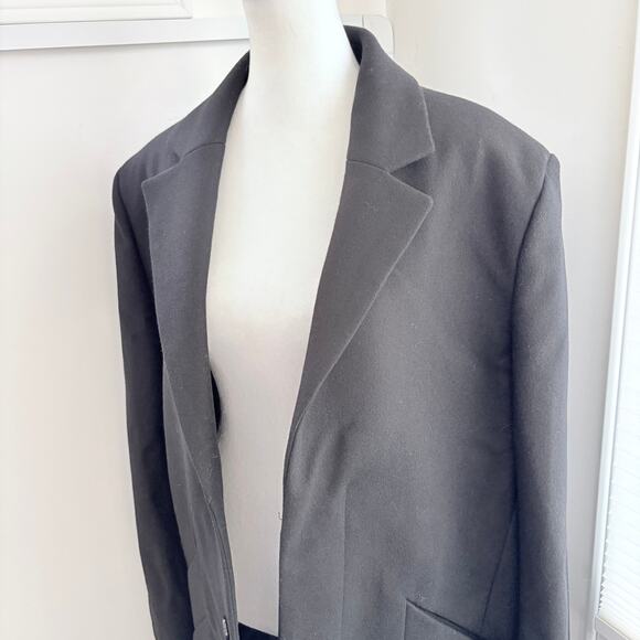 Zadig & Voltaire NWT $748 Marlyh Wool Noir Black Coat XXL Sz 48 Unisex Men Women - Picture 7 of 15